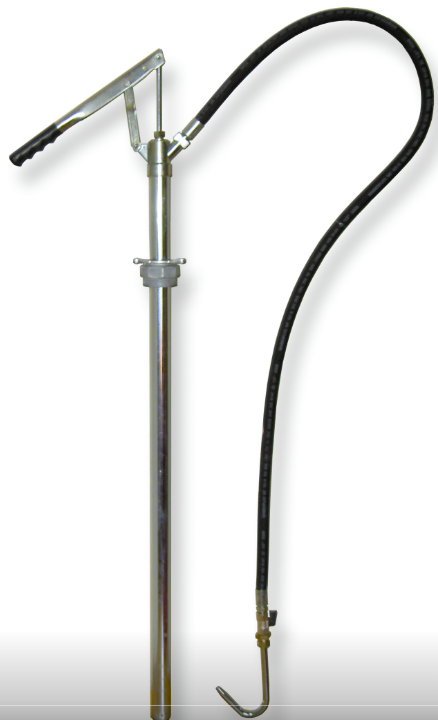 Drum pump 60-200l with hose and outlet spout