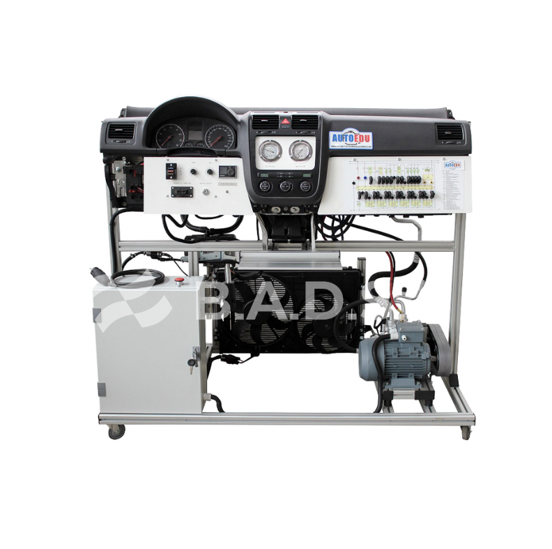 Dual-zone Air conditioning and climate control Educational Trainer with R 1234yf GAS MSC04-R1234YF-D