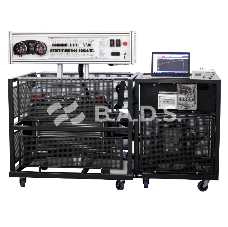 Educational petrol engine trainer with direct injection system (TSI) EURO 5 + Dyno MVTSI01-DYNO 