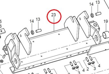 Rėmas sunkvežimių ratų montavimo staklėms G96N, RAVAGLIOLI (7505106300, RAV)