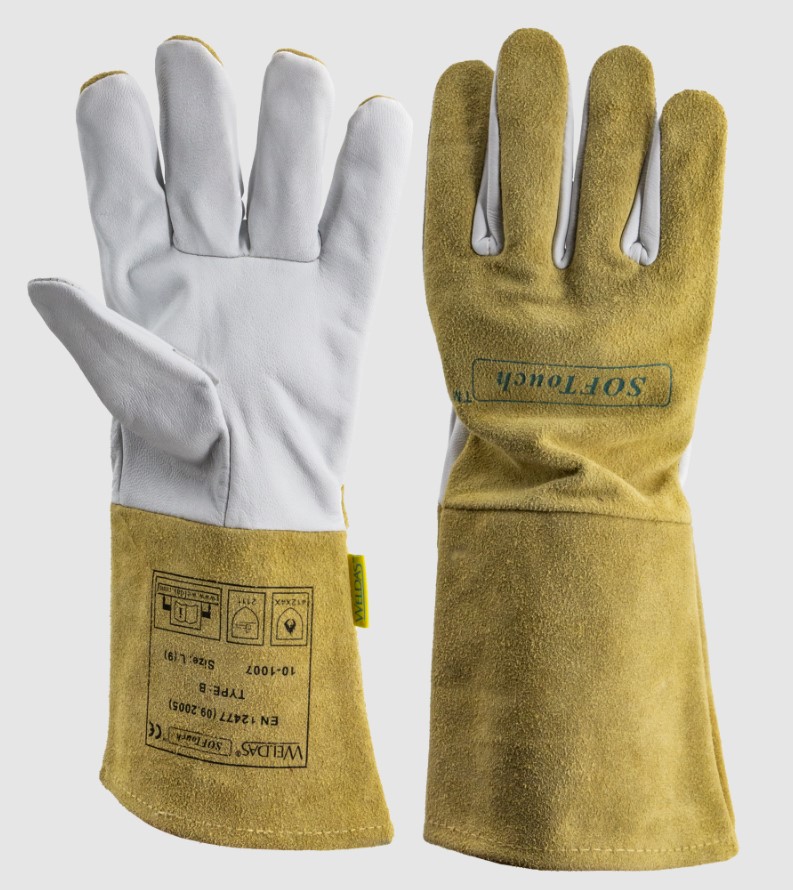 Reinforced welding gloves size 9 (064164, GYS)