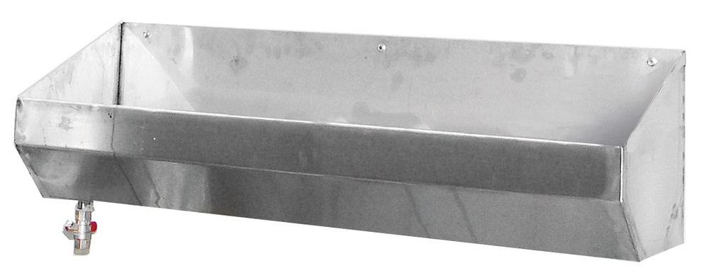 Stainless steel drip tray wall - 1500 mm (17774, EUROLUBE)