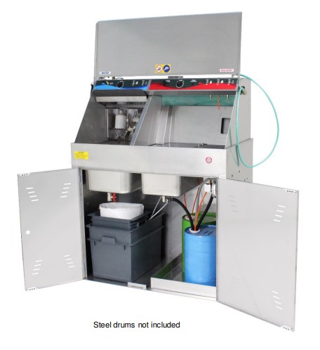 Automatinė/rankinė plovimo mašina skiedikliams ir vandens pagrindo dažams G40M, Solutex