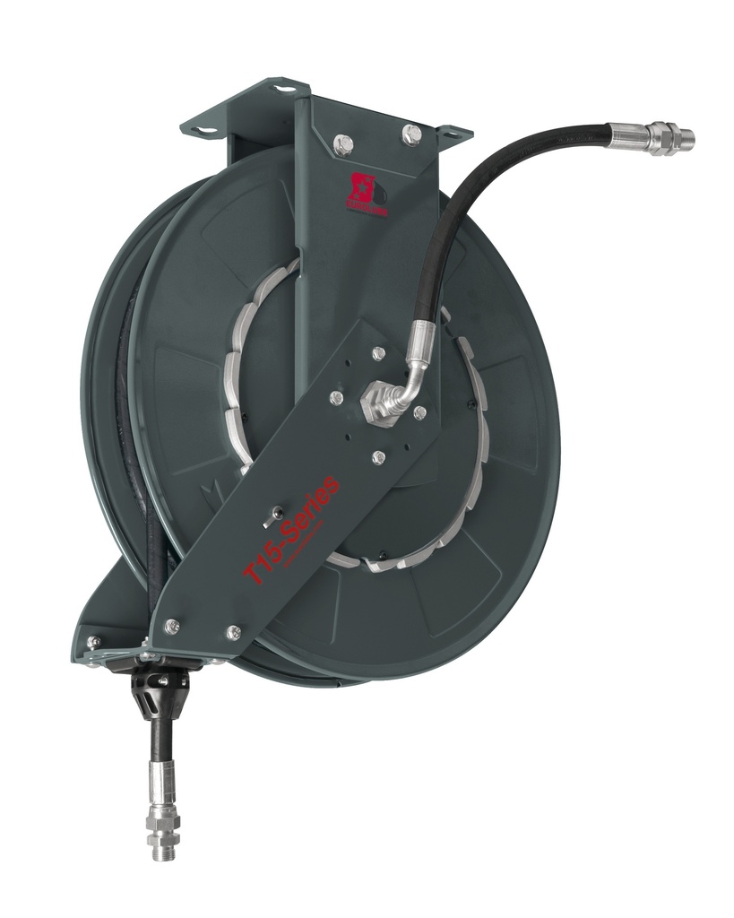 T15 Hose Reel -Oil, Antifreeze - 15mx1/2” (17832, EUROLUBE)