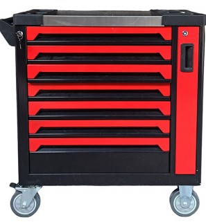 Įrankių vežimėlis 05.088.140 SPIN 7 stalčių, 196 vnt.