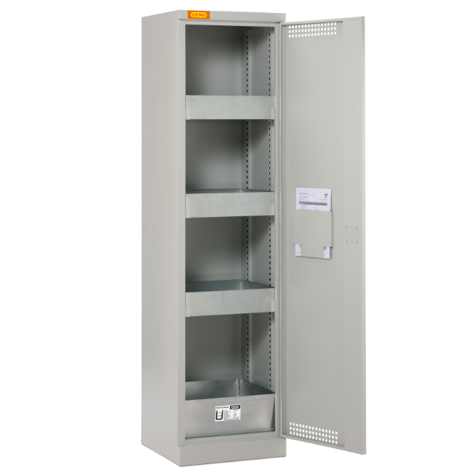 Uždara, plovimo chemijos ir priedų saugojimo spinta "Environmental/HazMat cabinet" CEMO GmbH 11001