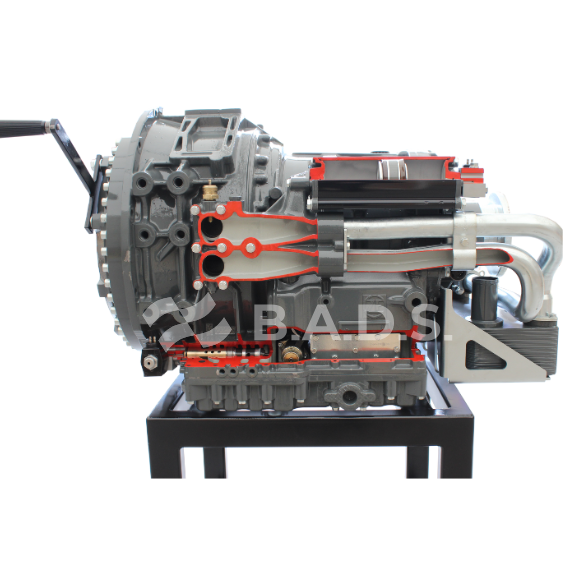 Sunkvežimių pavarų dėžės ZF 5HP pjūvio mokomasis treniruoklis AE411071M