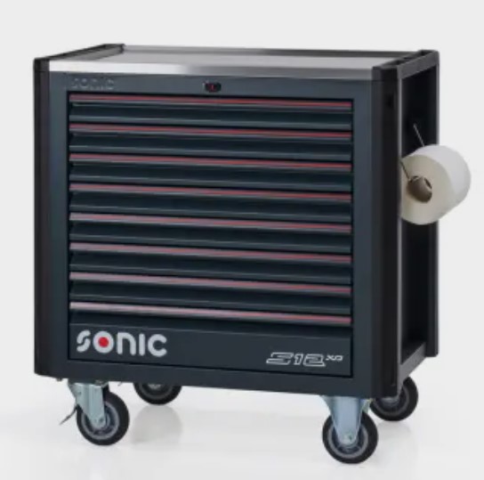 Tool trolley with tools, 87 pcs. (788779, SONIC)