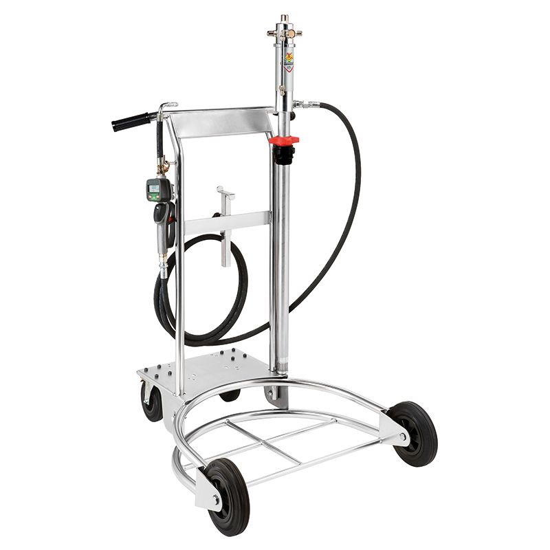 Vežimėlis su pompa ir dozavimo pistoletu 180÷220 kg tepalo statinei RAASM 35415