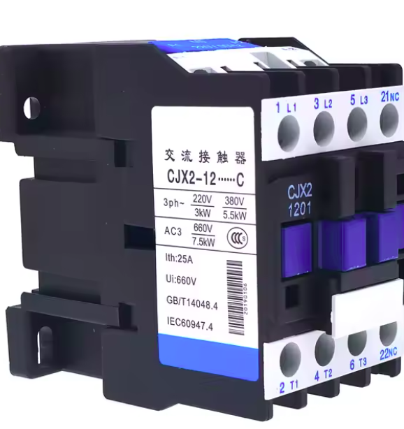Elektromagnetinis kontaktorius dviejų kolonų keltuvui AQ4x (CJX2-12)
