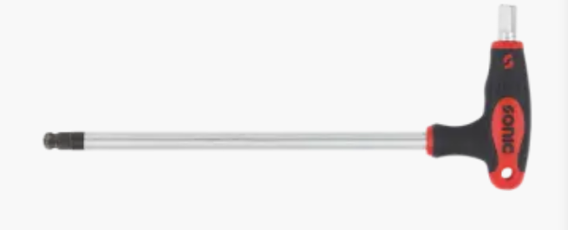 Key wrench hex ball ended L-handle extra long 6mm [1950206]