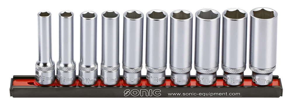 3/8 long socket set (10pcs) (201008, SONIC)