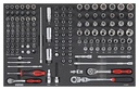 Tool set for tool trolleys – 1/4 and 3/8 in. sockets (142 pcs) (214201, SONIC)