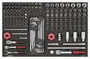 Kombinuotas įrankių komplektas vežimėliui 1/4" ir 3/8" SFS-M, 157 vnt., Sonic Equipment (215702, SONIC)