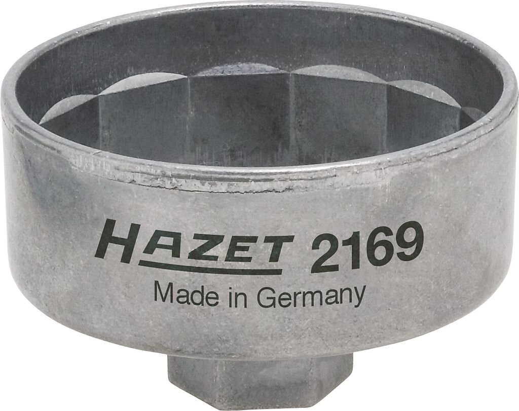 Oil filter wrench - 3/8 inch (10 mm) square, hollow (2169, HAZET)