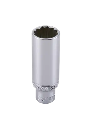 Socket 1/4" 12-point deep 7/32" SAE