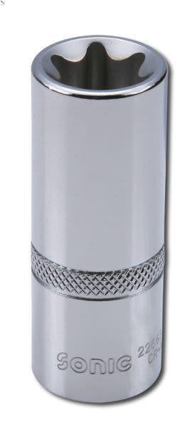 Socket 3/8" TX deep E16