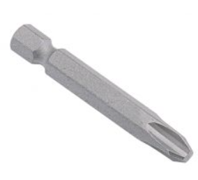 Phillips bit PH3 1/4", 50 mm, 5 pcs (235003C, GENIUS)