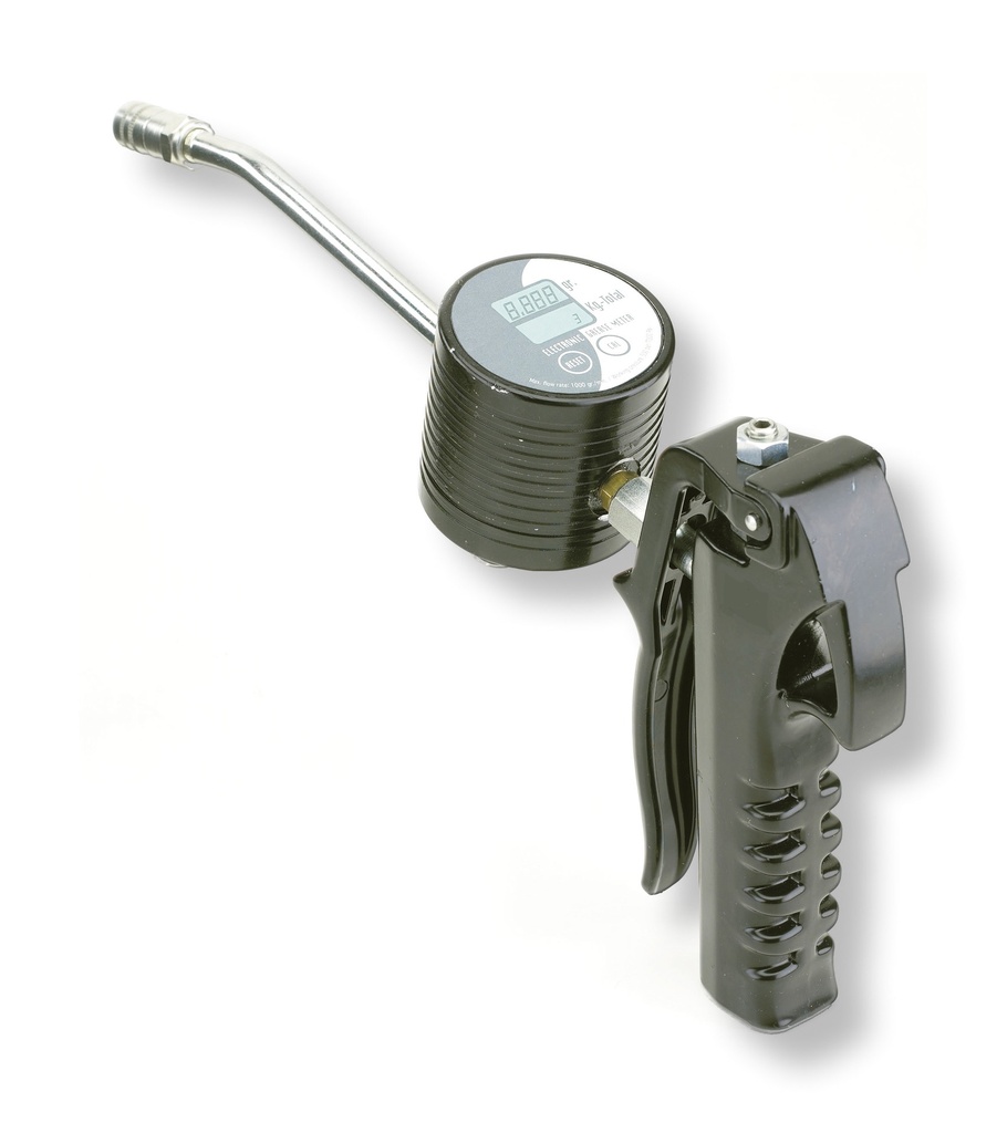 Digital grease meter with grease gun (26715, EUROLUBE)