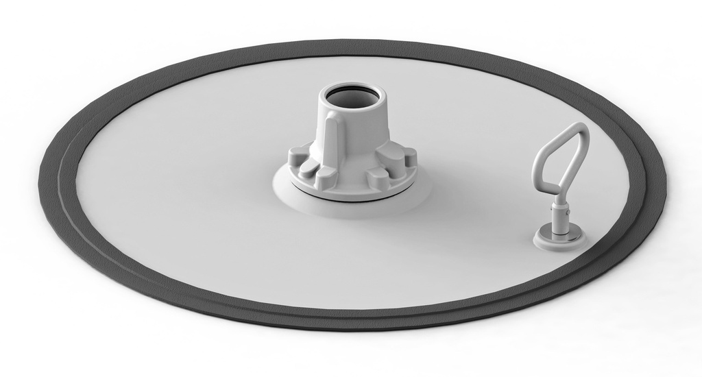 Follower Plate 180kg - 550-590mm (26769, EUROLUBE)
