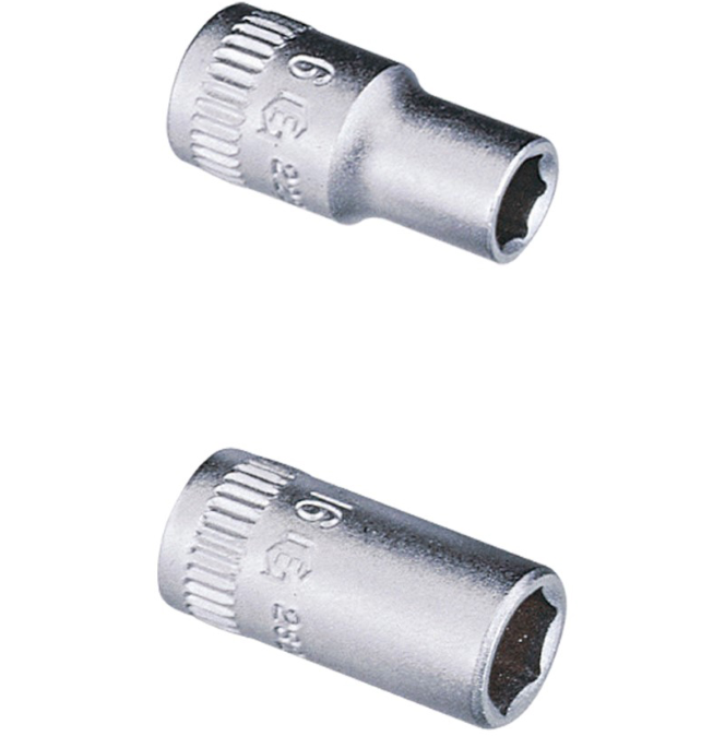 Socket 1/4" drive, 3/16" (inch) (282506, GENIUS)