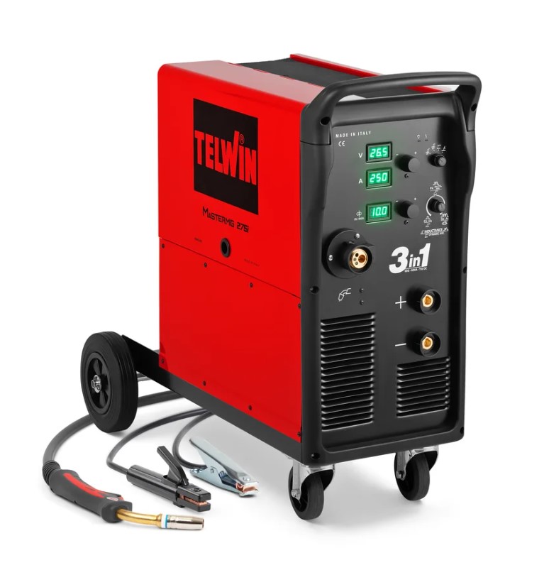 TELWIN MASTERMIG 275i MIG-MAG/BRAZING/MMA ir TIG DC-Lift suvirinimo aparatas