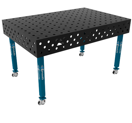 Suvirinimo stalas su ratukais 1500 x 1000mm  GPPG 