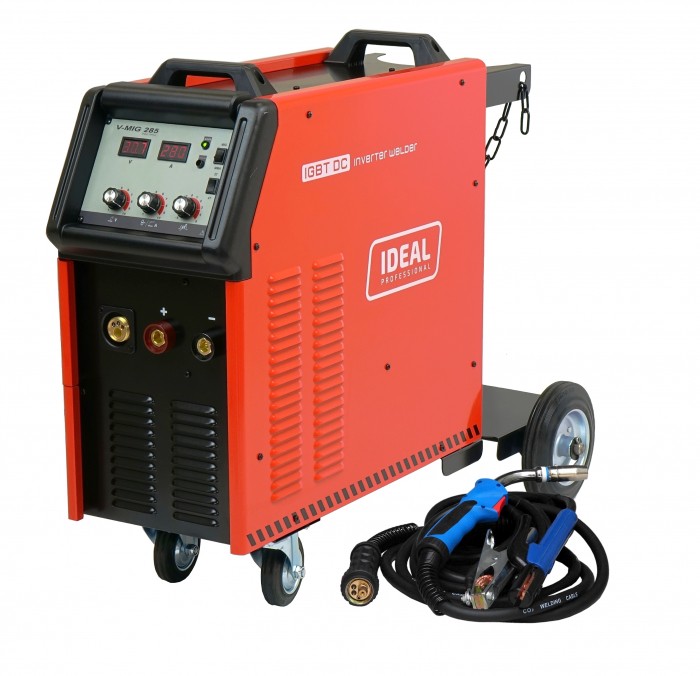 Pusiau automatinis MIG/MAG suvirinimo aparatas V-MIG 285 4x4 PRO MMA Badek VMIG285V2