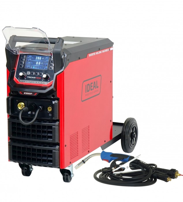 Inverterinis sinerginis pusiau automatinis suvirinimo aparatas TECNO MIG 286 Badek TMIG286PLCD