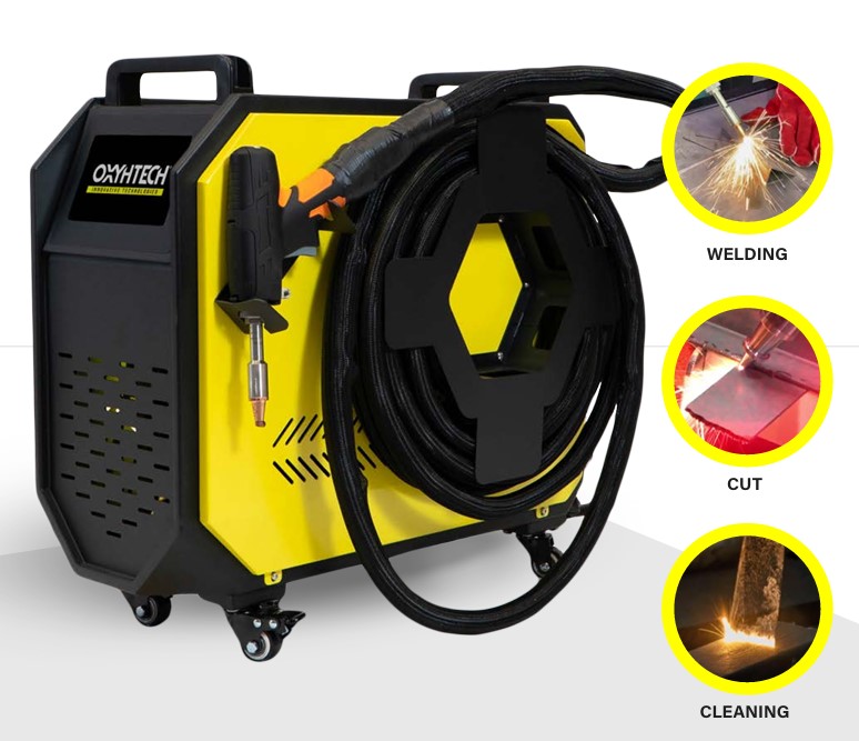 Lazerinis virinimo, pjovimo, valymo įrenginys NOVALASER, Oxyhtech (NOVALASER 4IN1)