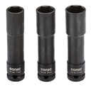 Thin-wall impact socket set 1/2, 3 pcs (300302, SONIC)