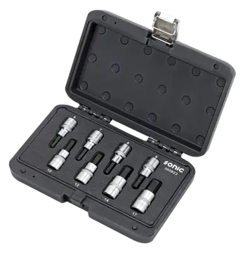 BMCS bit socket hex set 1/2" 8-pcs.