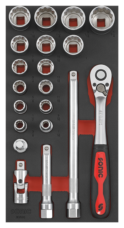 Įrankių komplektas į vežimėlius (20vnt) []