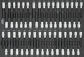 Įrankių komplektas į vežimėlius (64vnt), Sonic Equipment, 306402