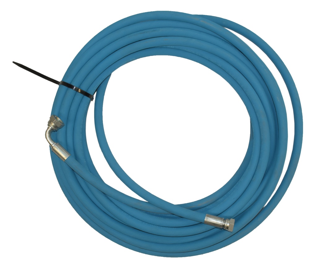 Hose Hot Water 15Mx3/8"      G3/8(f)-90°G3/8(f) Stainless Steel (3070055, EUROLUBE)