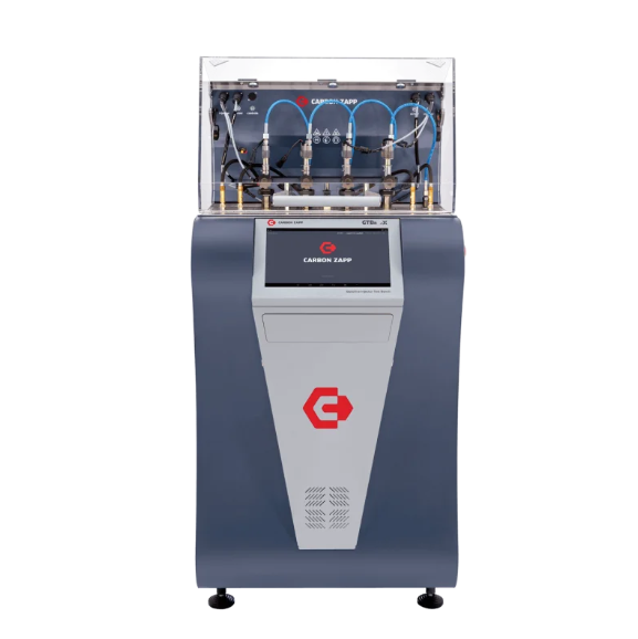 Benzininių tiesioginio įpurškimo purkštukų testavimo stendas GTB.4R|X-A, Carbon Zapp