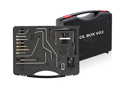 Tool kit Tool Box V03, timing system maintenance kit for Citroën and Peugeot engines (6715452000, CONTITECH)