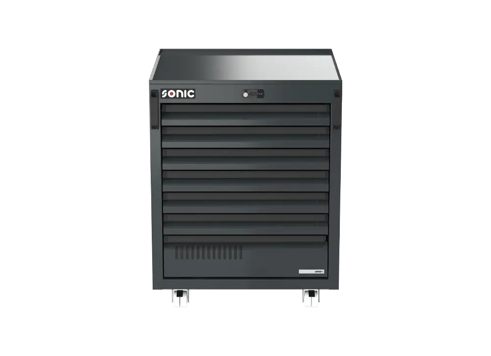 MSS+ portable cabinet with 7 drawers extra deep 700mm (5072004, SONIC)