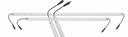 MSS+ LED light with EU adaptor and switch 800mm (5999208, SONIC)
