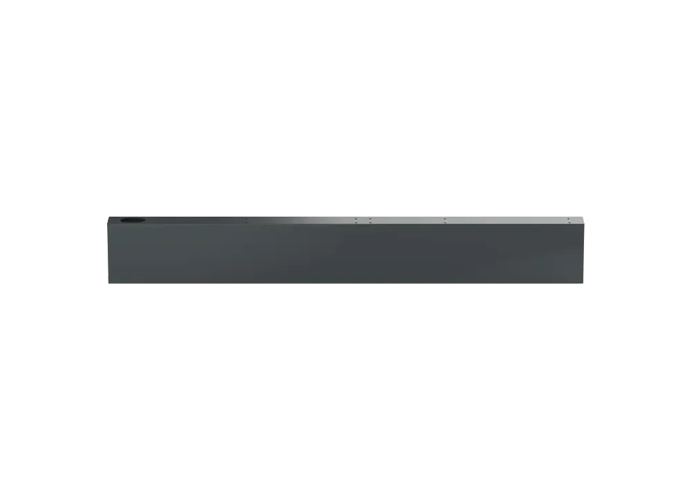 MSS+ non perforated corner back panel 959x120mm (5999930, SONIC)