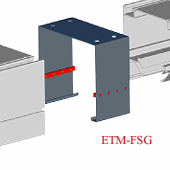 Bėginės sistemos bėgio jungtis ETM-FSG CORAL AUTOTIVE EQUIPMENT 