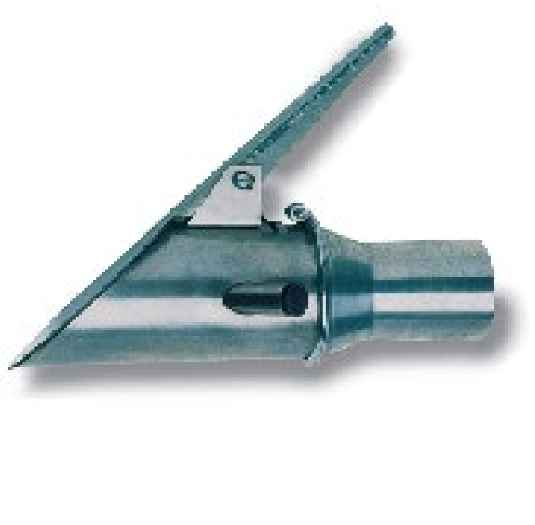 Nerūdijančio plieno antgalis su uždarymo atvartu 200mm, CORAL AUTOTIVE EQUIPMENT BS-200/200
