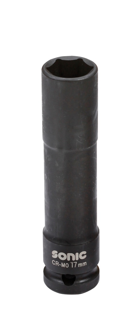 Impact socket 1/2 long thin wall 17mm (3310217, SONIC)