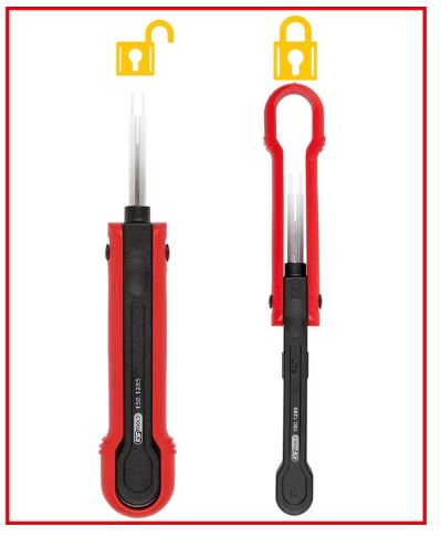 Cable unlocking tool for circular sockets, 1,5mm (150.1290, KS TOOLS)