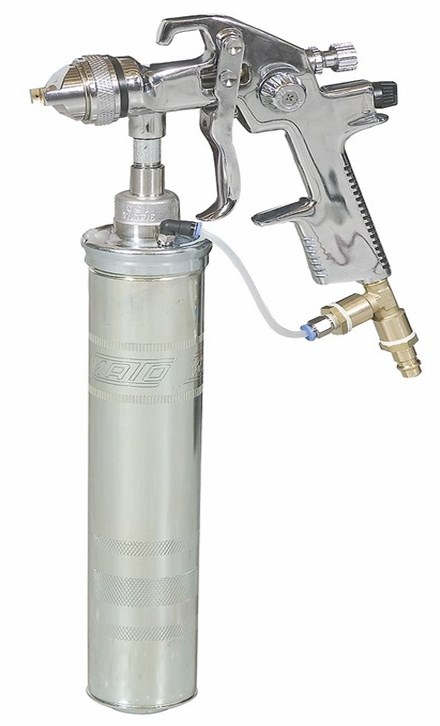 Grease spray gun air pressure operated, Eurolube, 25775