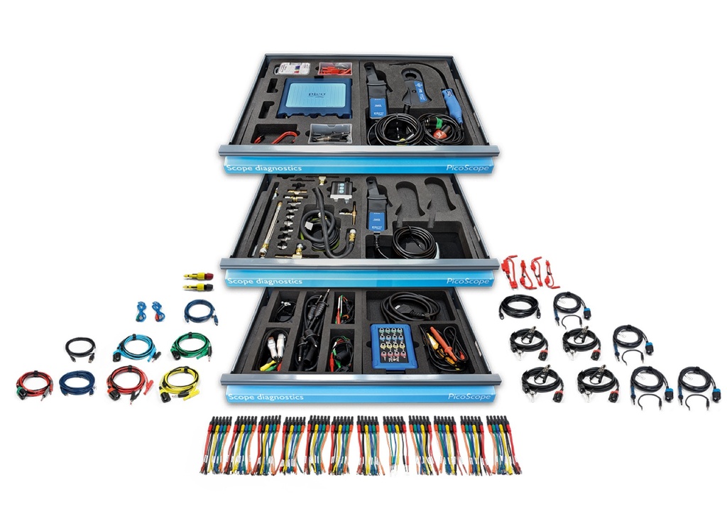 Automotive oscilloscope 4425A Master kit, 4 channels, in foam tray (PQ237, PICO)
