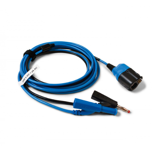PicoBNC+ Test Lead: 4mm permanent ground 3m blue
