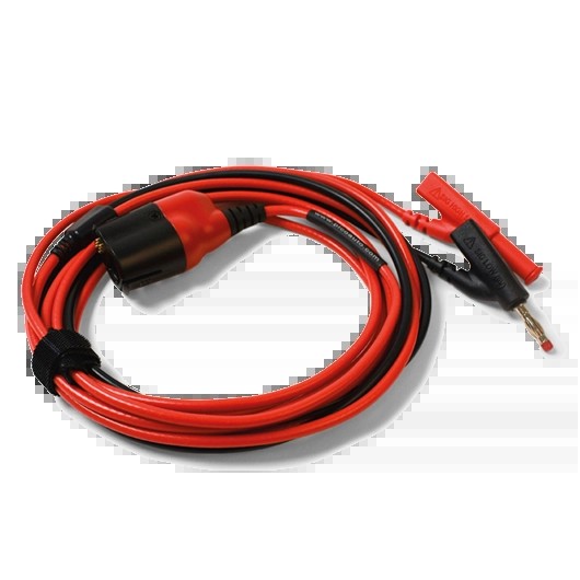 PicoBNC+ test lead with 4 mm connector, 3 m, red (TA405, PICO)