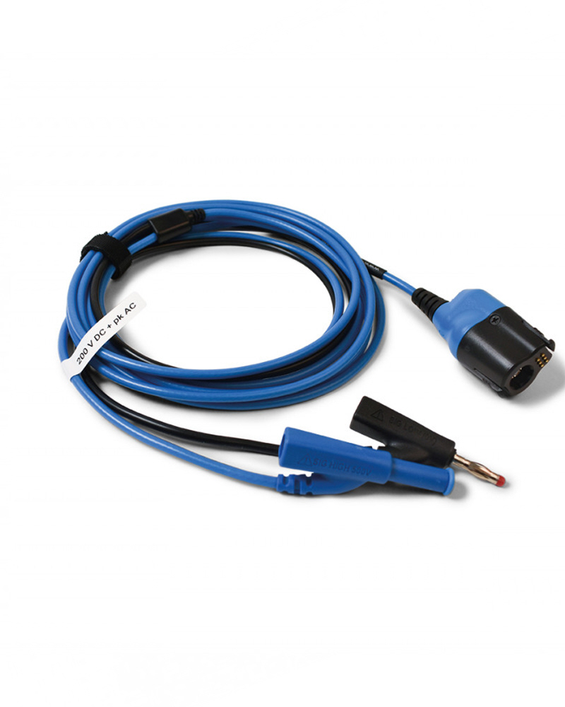 PicoBNC+ Premium test lead with 4 mm permanent ground, 5 m, blue, Pico Technology (TA475, PICO)