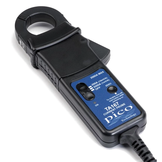 Precision current clamp 2000 A / 200 A with BNC connector (TA167, PICO)
